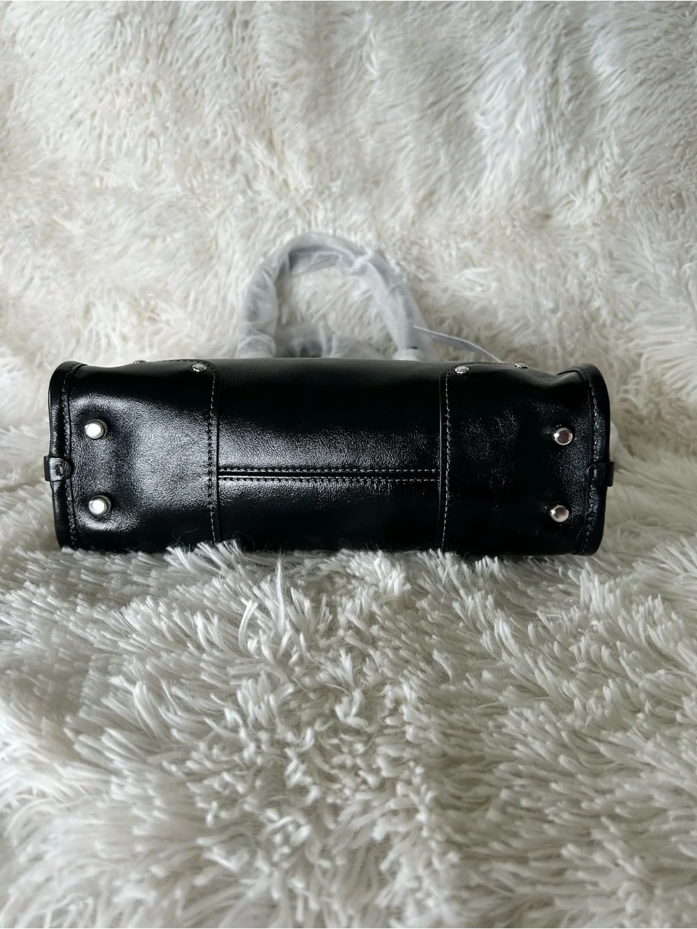 Coach Ryder 24 black leather silver hardware - Picture 6 of 7